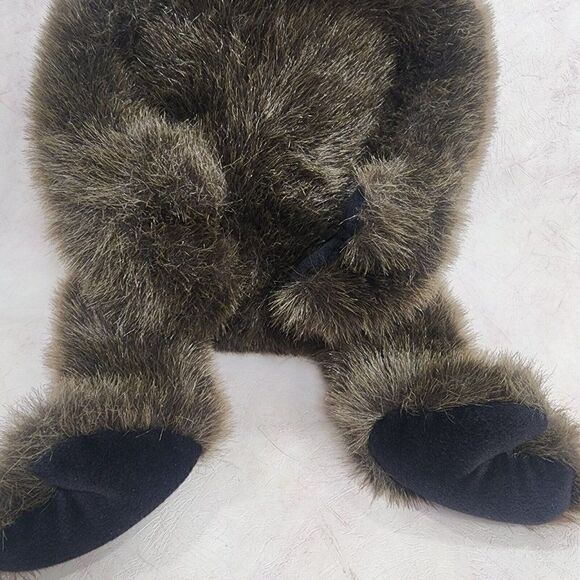 Aurora World - 15" - Sitting Fluffy Gorilla/Ape Black  Soft Plush - Picture 3 of 8